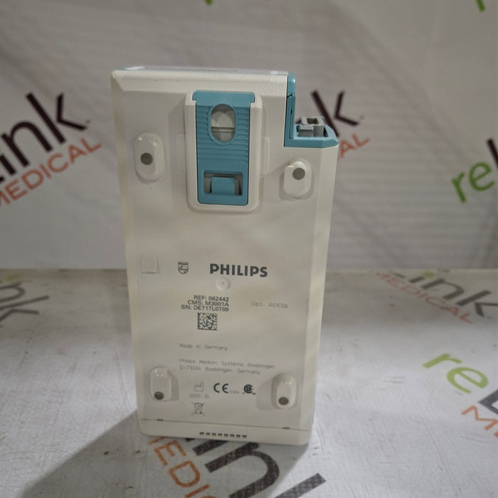 Philips M3001A-A01C06 Fast SpO2, NIBP, ECG, Temp, IBP MMS Module
