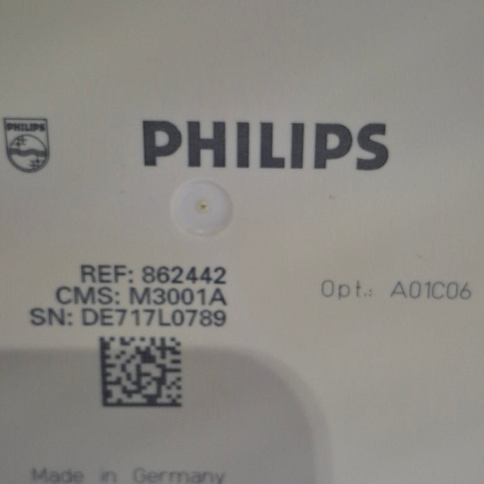 Philips M3001A-A01C06 Fast SpO2, NIBP, ECG, Temp, IBP MMS Module