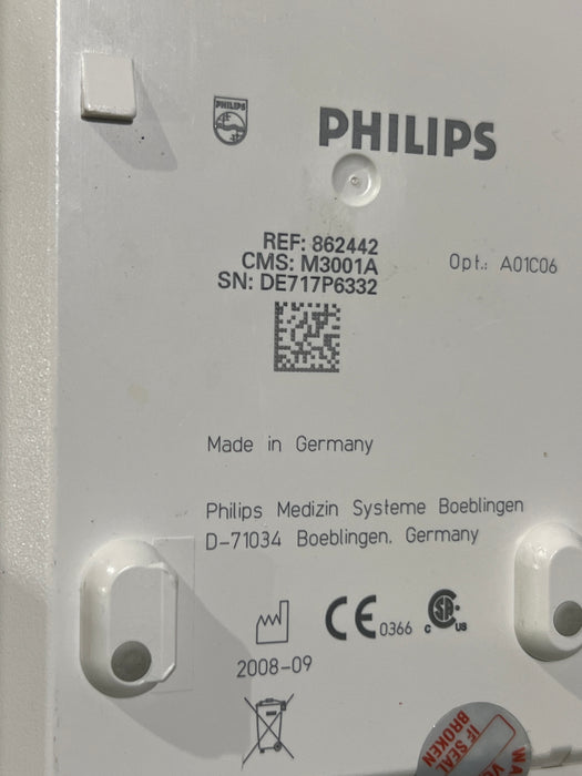 Philips M3001A-A01C06 Fast SpO2, NIBP, ECG, Temp, IBP MMS Module