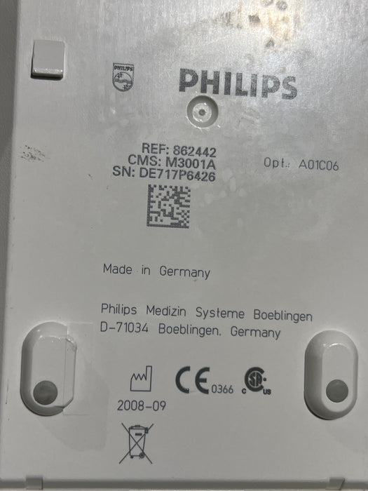 Philips M3001A-A01C06 Fast SpO2, NIBP, ECG, Temp, IBP MMS Module