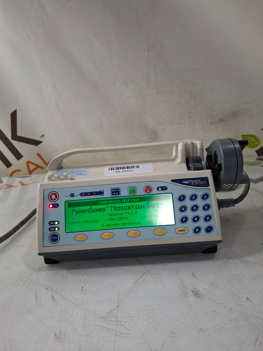 Smiths Medical Medfusion 3500 Version 4 Syringe Infusion Pump