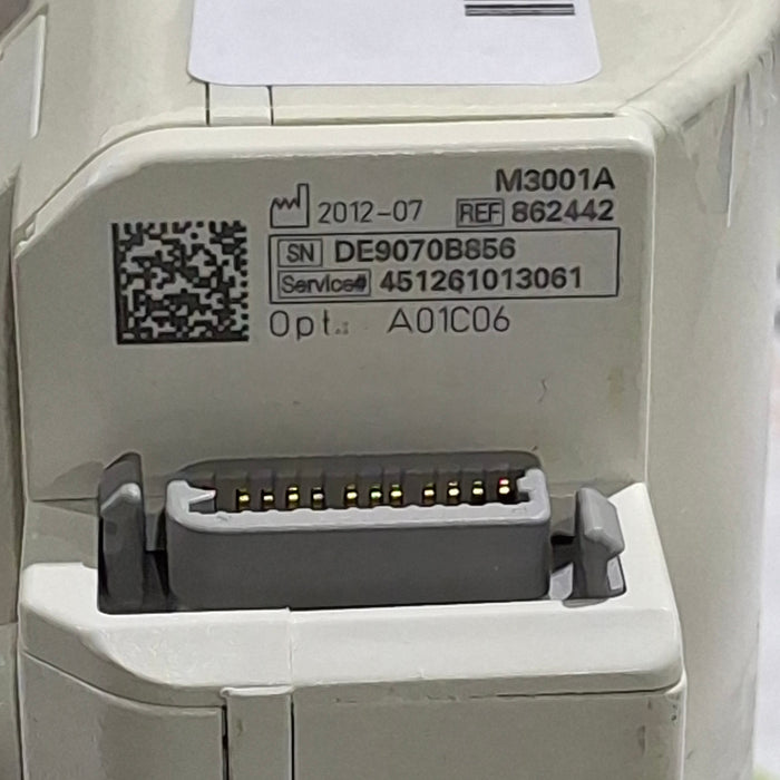 Philips M3001A-A01C06 Fast SpO2, NIBP, ECG, Temp, IBP MMS Module