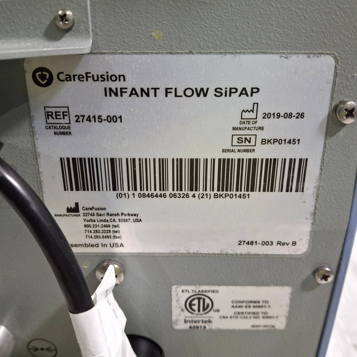 CareFusion Infant Flow SIPAP Ventilation System