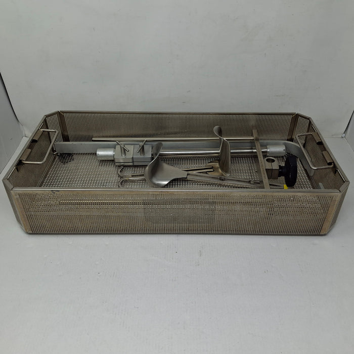 V. Mueller Upper Hand Surgical Retractor Table Posts and Horizontal Post Set