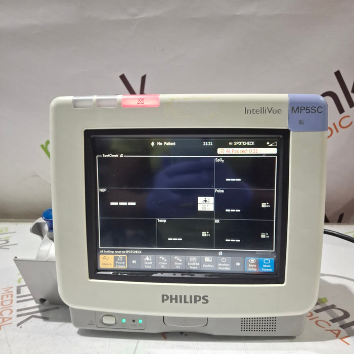 Philips IntelliVue MP5SC Fast SpO2, NIBP Spot Check Monitor