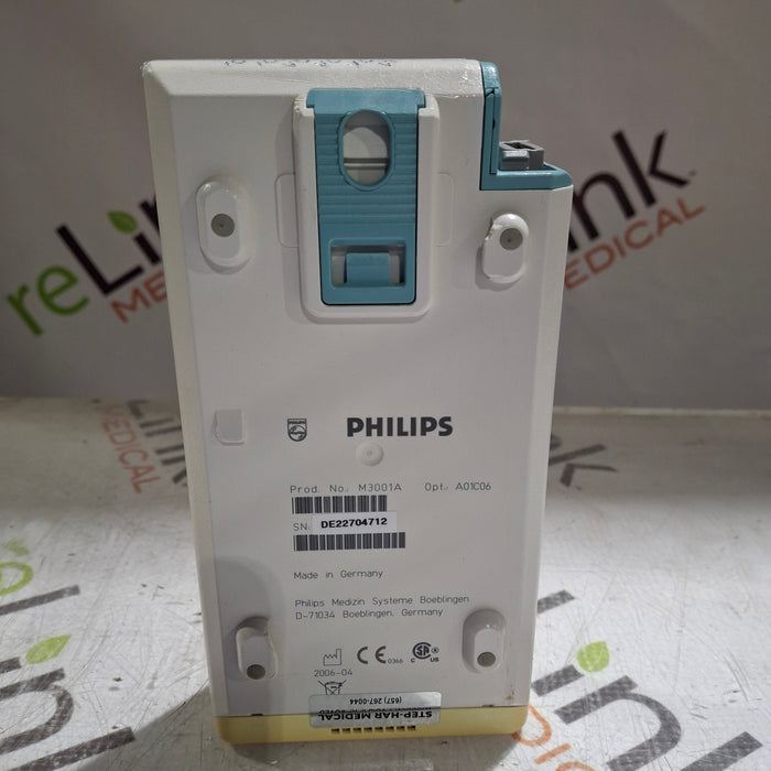 Philips M3001A-A01C06 Fast SpO2, NIBP, ECG, Temp, IBP MMS Module