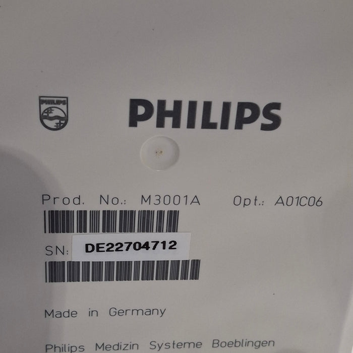 Philips M3001A-A01C06 Fast SpO2, NIBP, ECG, Temp, IBP MMS Module