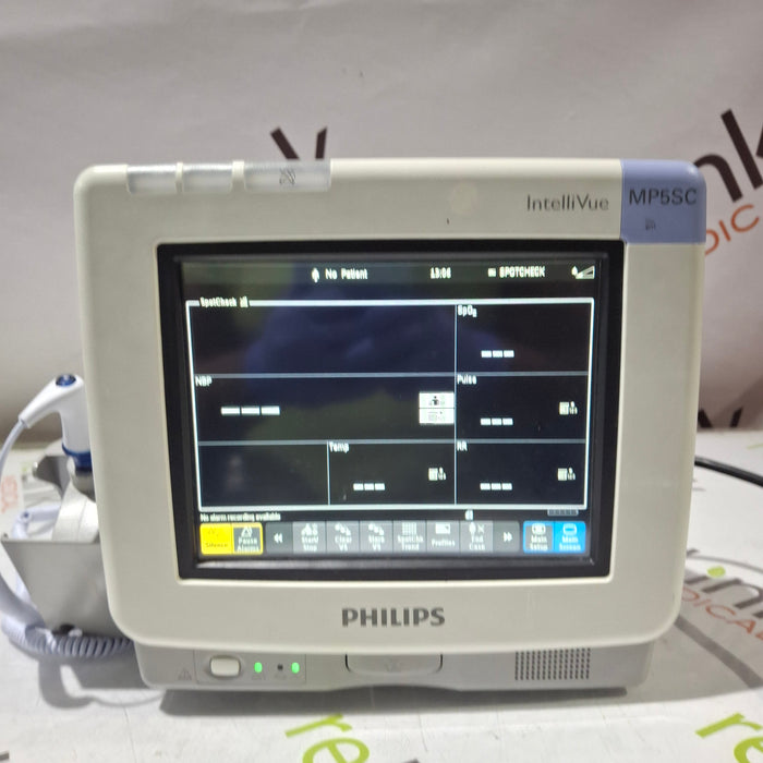 Philips IntelliVue MP5SC Fast SpO2, NIBP Spot Check Monitor