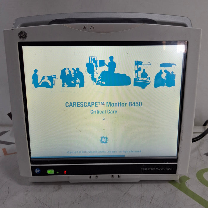 GE Healthcare Carescape B450 Critical Care Patient Monitor