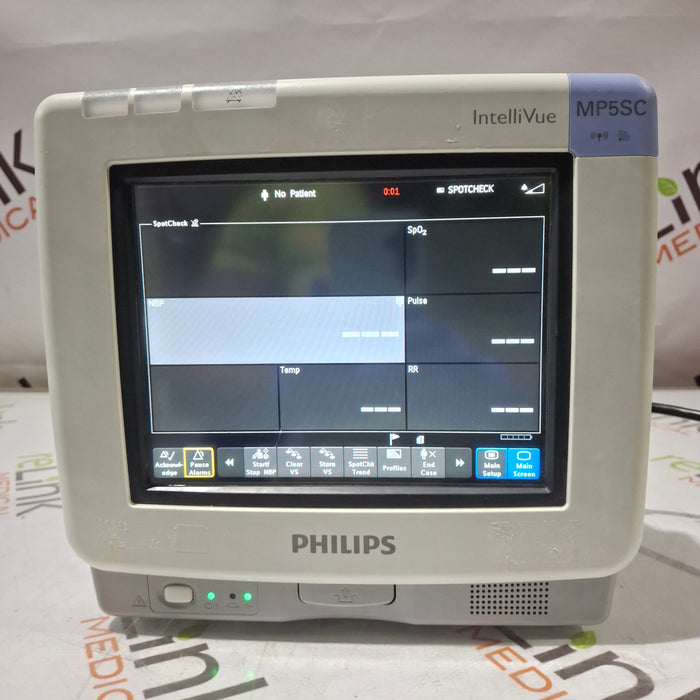 Philips IntelliVue MP5SC Fast SpO2, NIBP Spot Check Monitor