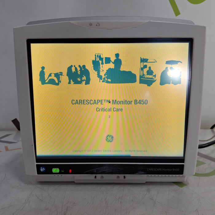 GE Healthcare Carescape B450 Critical Care Patient Monitor