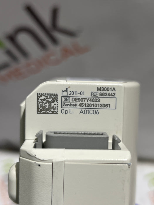 Philips M3001A-A01C06 Fast SpO2, NIBP, ECG, Temp, IBP MMS Module