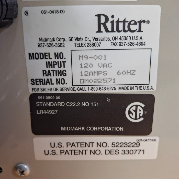 Ritter M9-001 UltraClave Autoclave Sterilizer