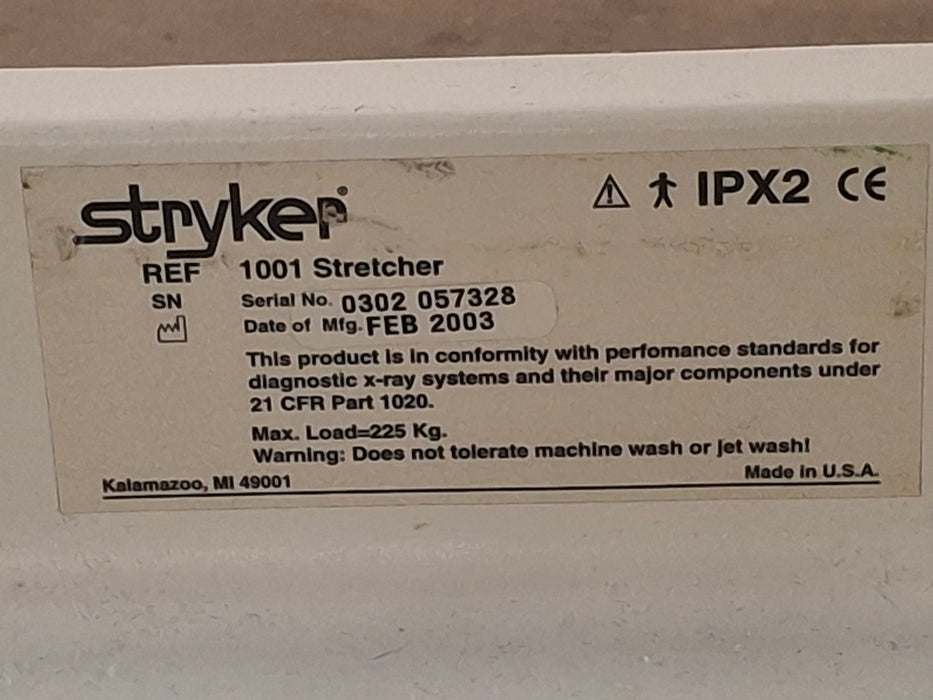 Stryker 1001 ED/PACU Stretcher