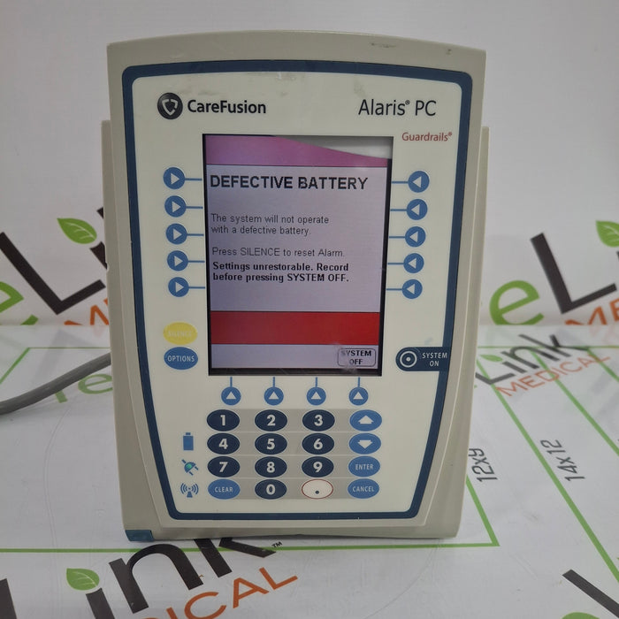 CareFusion Alaris 8015 Small Screen POC Infusion Pump