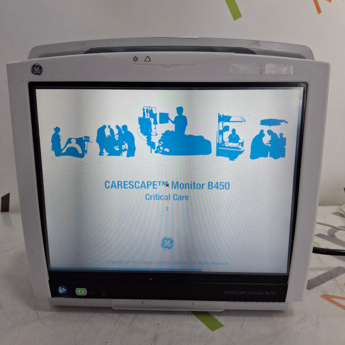 GE Healthcare Carescape B450 Critical Care Patient Monitor