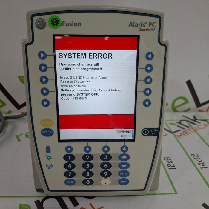 CareFusion Alaris 8015 Large Screen POC Infusion Pump