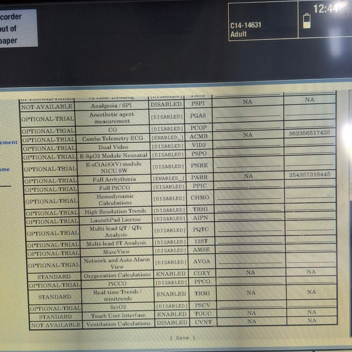 GE Healthcare Carescape B450 Critical Care Patient Monitor