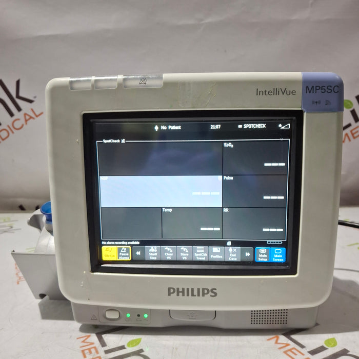 Philips IntelliVue MP5SC Fast SpO2, NIBP Spot Check Monitor