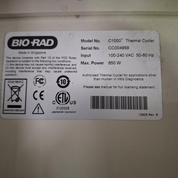 Bio-Rad C1000 Thermal Cycler