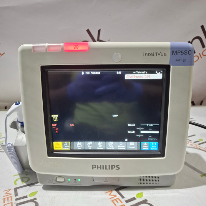 Philips IntelliVue MP5SC Fast SpO2, NIBP Spot Check Monitor