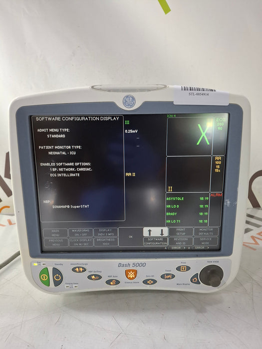GE Healthcare Dash 5000 - GE/Nellcor SpO2 Patient Monitor