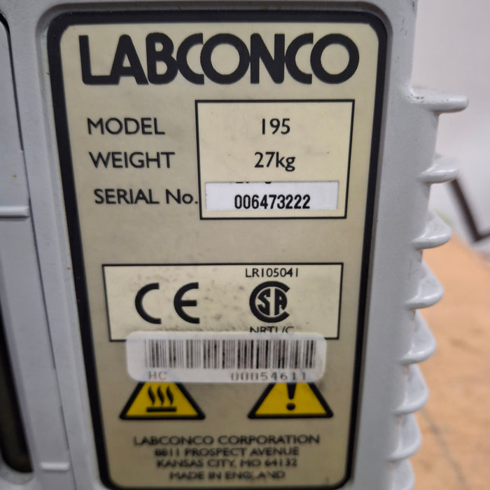 LabconCo Corp 195 Vacuum Pump