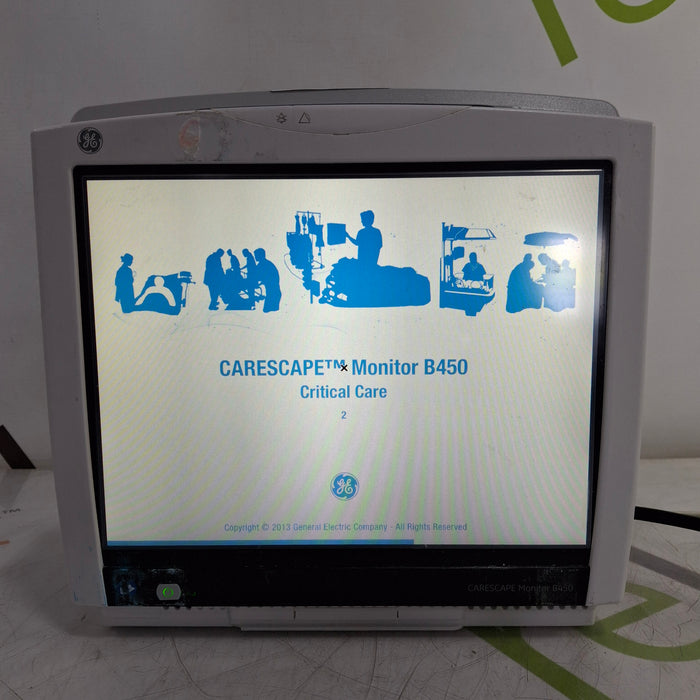 GE Healthcare Carescape B450 Critical Care Patient Monitor