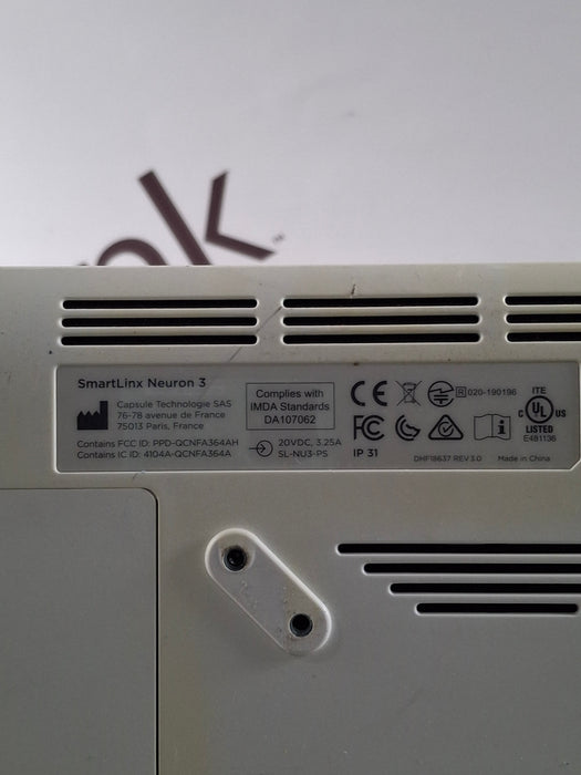 Smartlinx Inc Capsule Technologies Neuron 3 Monitor