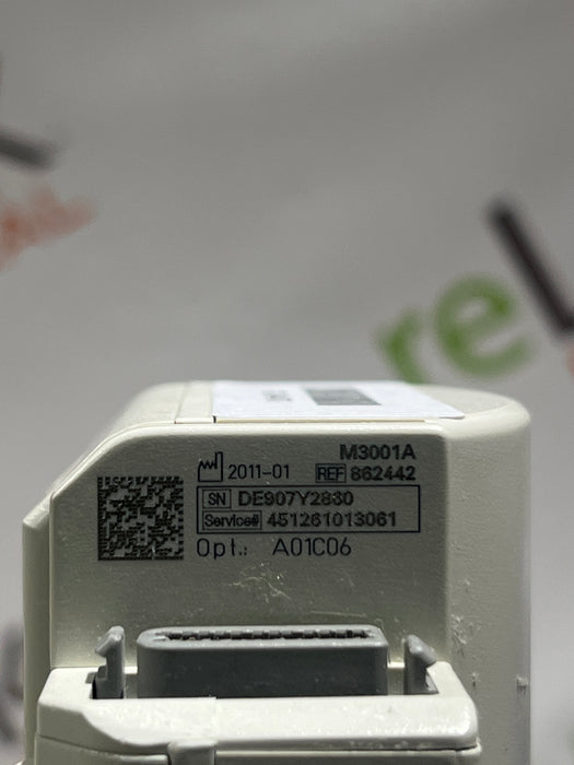 Philips M3001A-A01C06 Fast SpO2, NIBP, ECG, Temp, IBP MMS Module