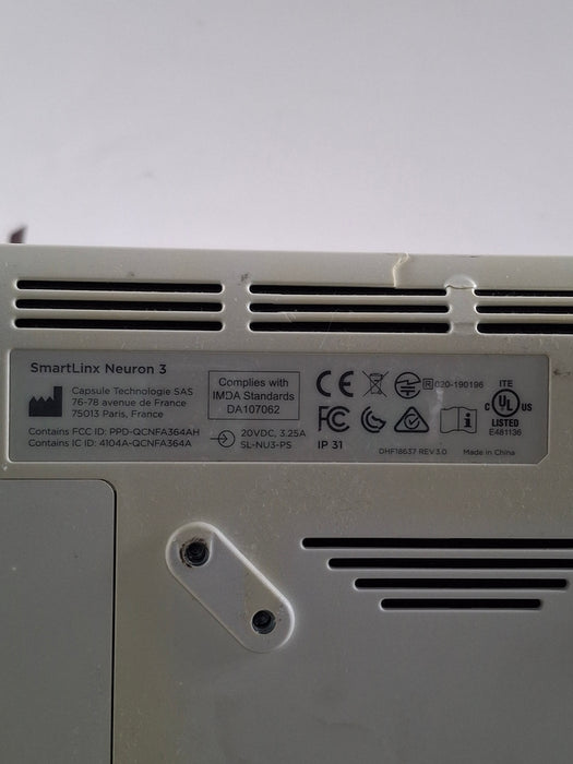 Smartlinx Inc Capsule Technologies Neuron 3 Monitor