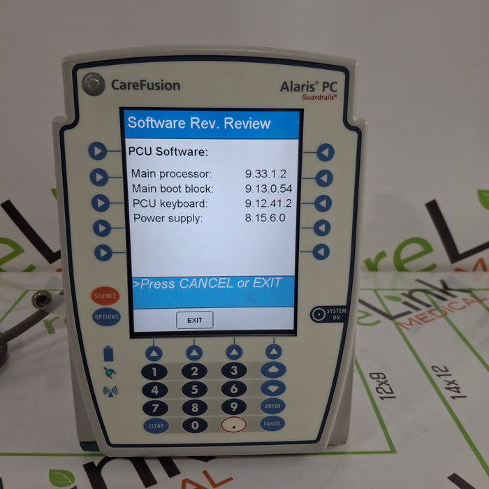 CareFusion Alaris 8015 Large Screen POC Infusion Pump