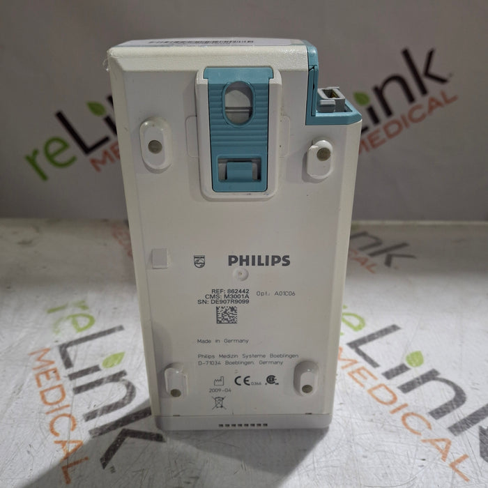 Philips M3001A-A01C06 Fast SpO2, NIBP, ECG, Temp, IBP MMS Module