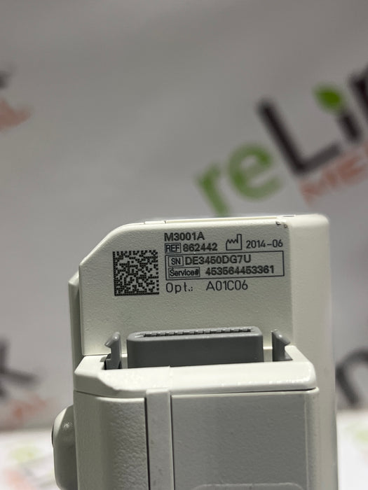 Philips M3001A-A01C06 Fast SpO2, NIBP, ECG, Temp, IBP MMS Module