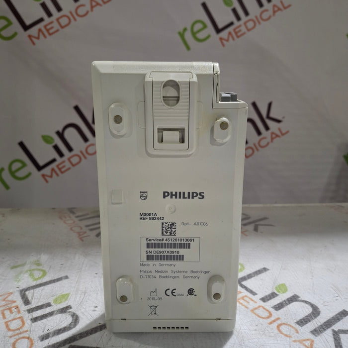 Philips M3001A-A01C06 Fast SpO2, NIBP, ECG, Temp, IBP MMS Module