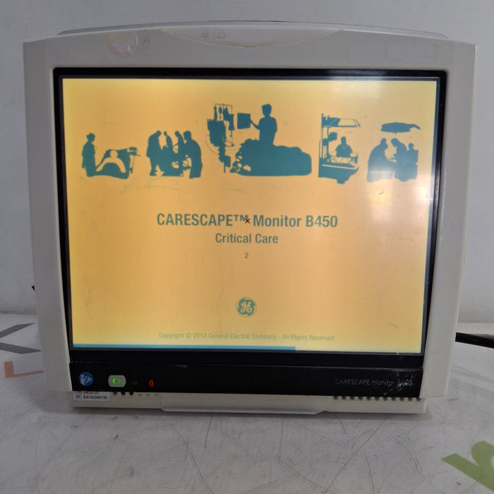 GE Healthcare Carescape B450 Critical Care Patient Monitor