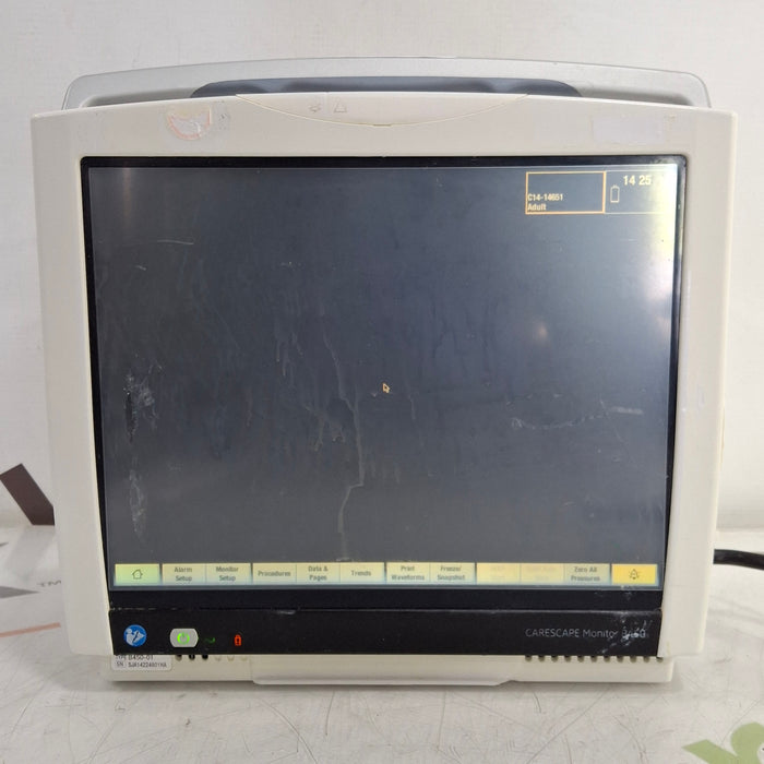 GE Healthcare Carescape B450 Critical Care Patient Monitor