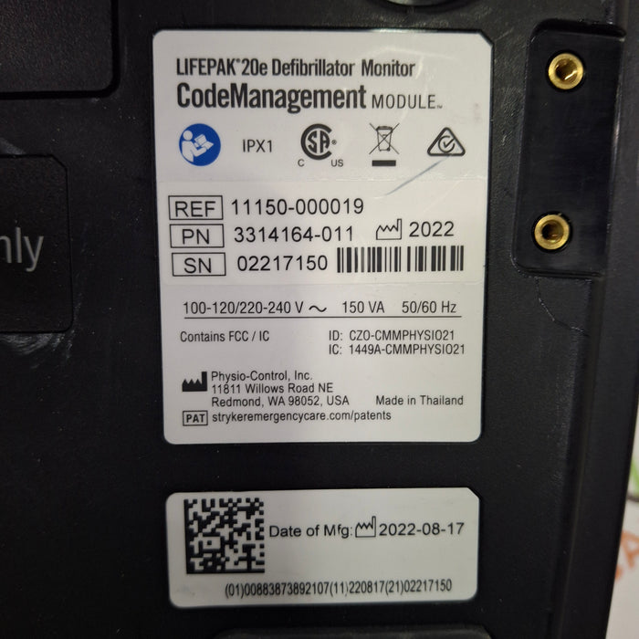Physio-Control LifePak 20/20e Code Management Module