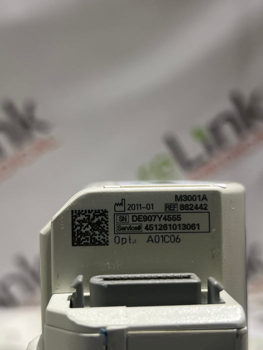 Philips M3001A-A01C06 Fast SpO2, NIBP, ECG, Temp, IBP MMS Module