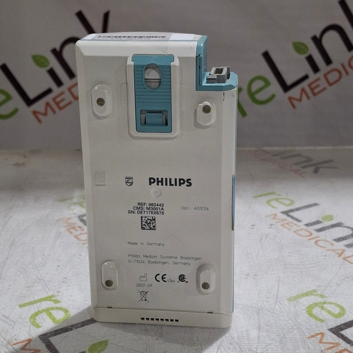Philips M3001A-A01C06 Fast SpO2, NIBP, ECG, Temp, IBP MMS Module