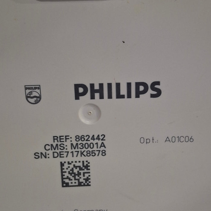 Philips M3001A-A01C06 Fast SpO2, NIBP, ECG, Temp, IBP MMS Module
