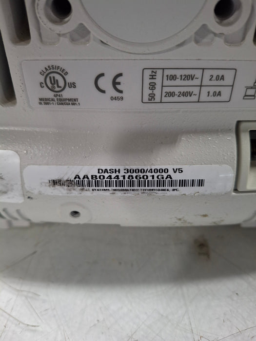 GE Healthcare Dash 4000 - Masimo SpO2 Patient Monitor