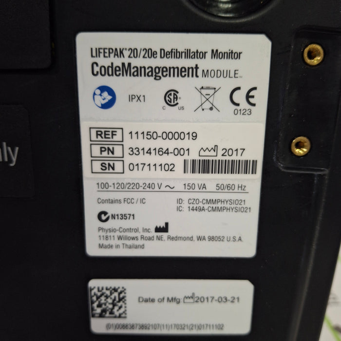 Physio-Control LifePak 20/20e Code Management Module
