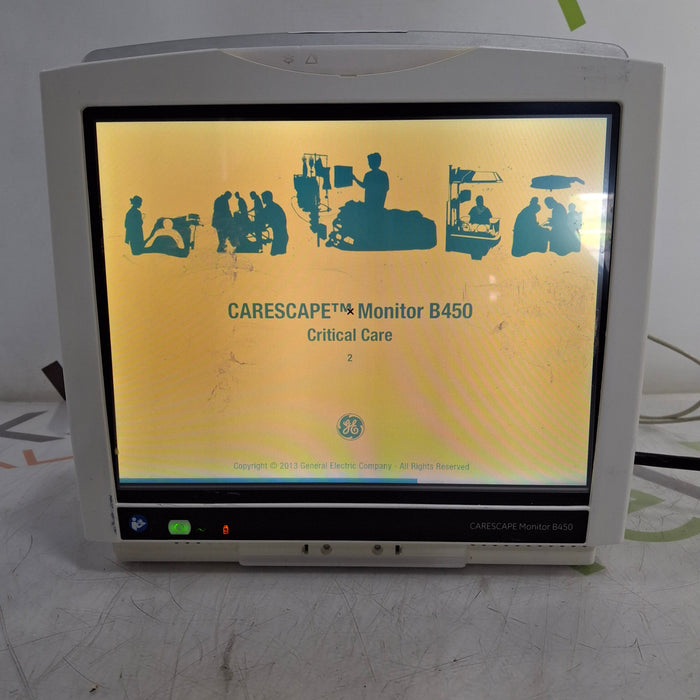 GE Healthcare Carescape B450 Critical Care Patient Monitor