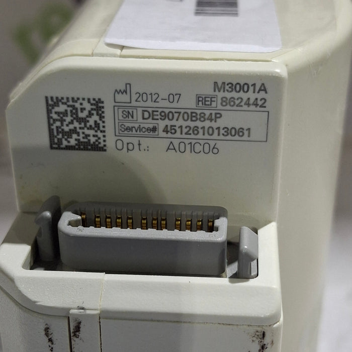 Philips M3001A-A01C06 Fast SpO2, NIBP, ECG, Temp, IBP MMS Module
