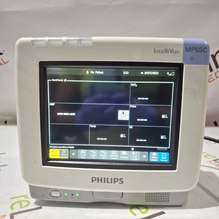 Philips IntelliVue MP5SC Fast SpO2, NIBP Spot Check Monitor