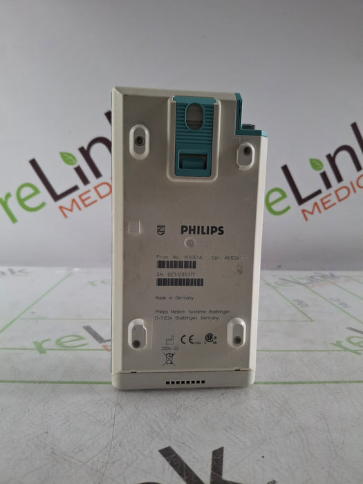 Philips M3001A-A01C06 Fast SpO2, NIBP, ECG, Temp, IBP MMS Module