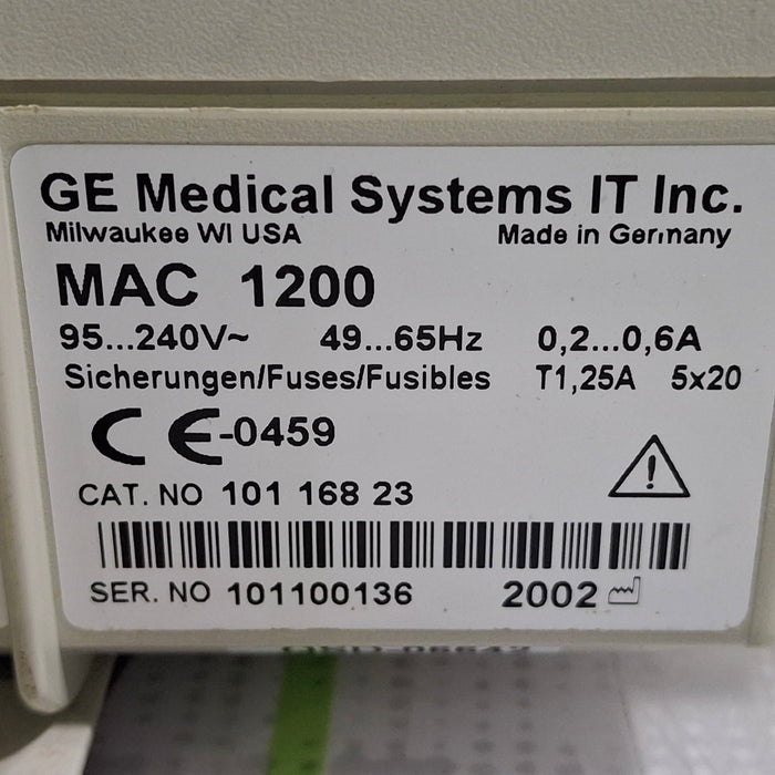 GE Healthcare MAC 1200 ECG