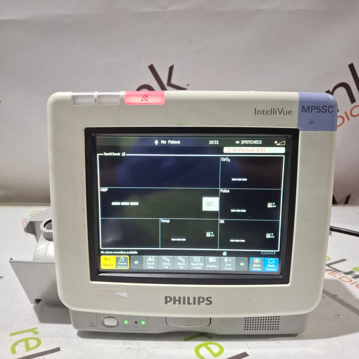 Philips IntelliVue MP5SC Fast SpO2, NIBP Spot Check Monitor