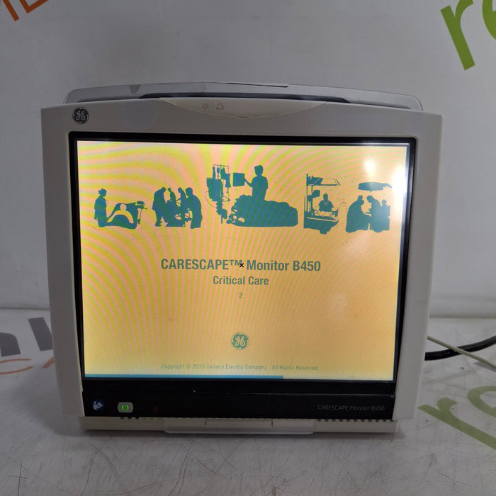 GE Healthcare Carescape B450 Critical Care Patient Monitor